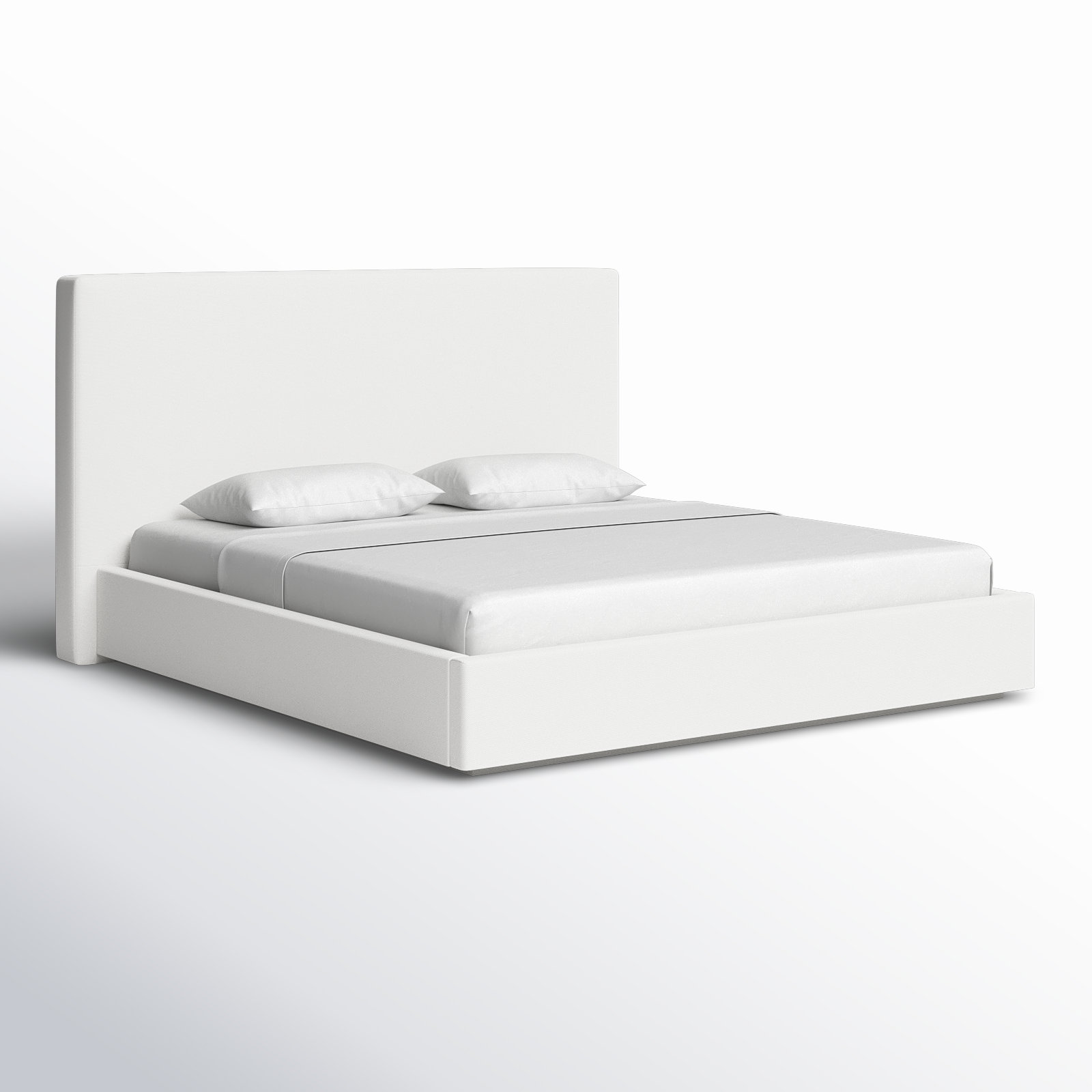 Baccarat Platform Bed, California King, Pearl