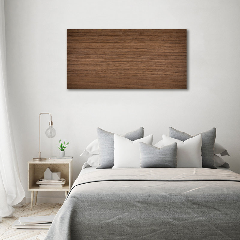 Wooden Background - Wrapped Canvas Print