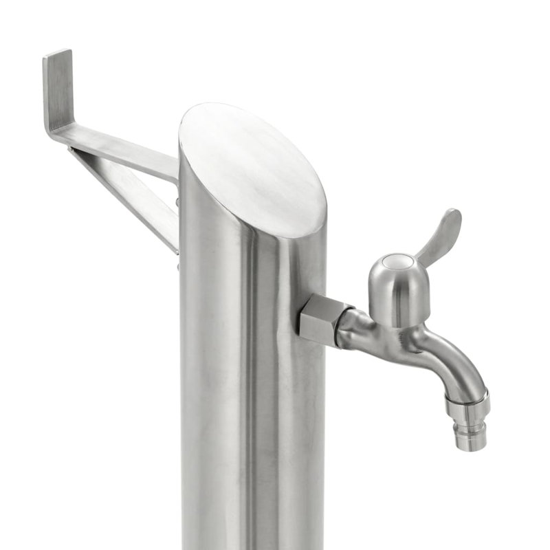 Outdoor Stainless Steel Column Fountain