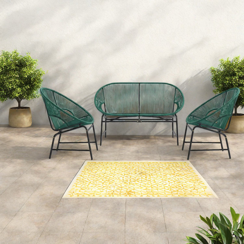 Ensemble de canapés pour patio en métal