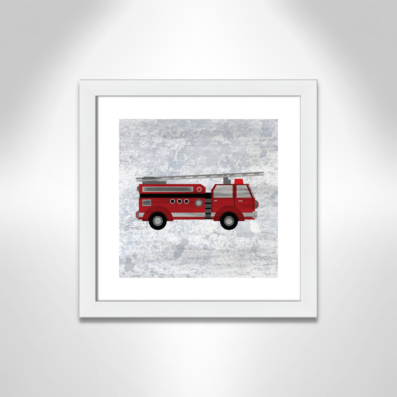 Rouge 1 impression sur papier, H 16 po x l 16 po x P 0,6 po, Encadré plat blanc