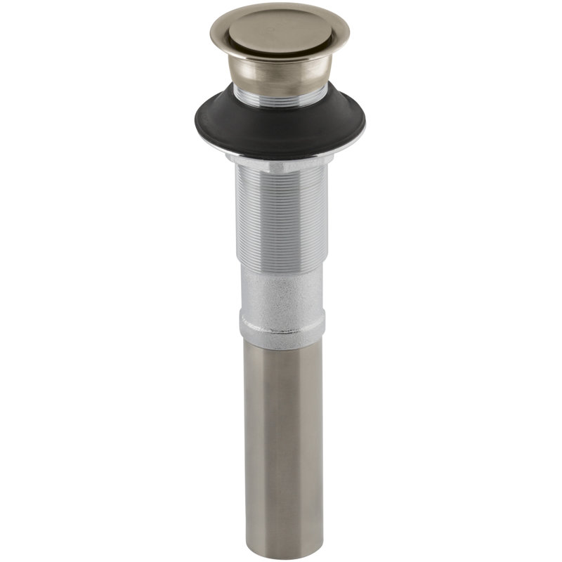 Pop-Up Bathroom Sink Drain, Vibrant Brushed Bronze, No