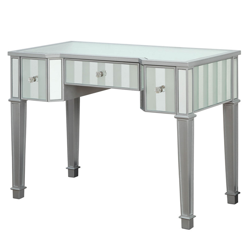 Emiliano 3-Piece Vanity Set, Silver