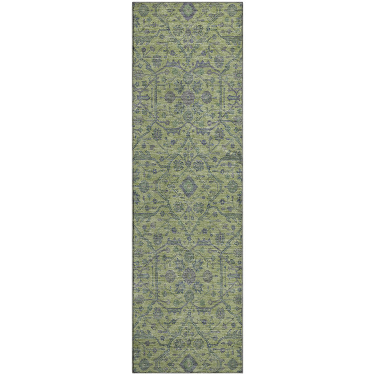 Premium Machine Washable Ducote AMF1131 Global Rug