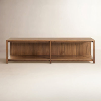 Open Plan Solid Wood Storage Bench