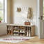 8 Pair Shoe Storage Bench