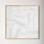 Milas Textured Geometric Framed Painting