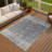 Machine Washable Indoor/Outdoor Chantille ACN2323 Global Rug-2085102579