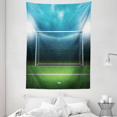 Tapisserie de soccer en polyester