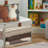 3-piece Large Wardrobe Storage Boxes In Brown And Beige With Transparent Windows And Convenient Handles. Foldable Fabric Clothing Storage Rack With Ample Capacity. A Must-have For Organizing And Storage Your Clothes At Home.
