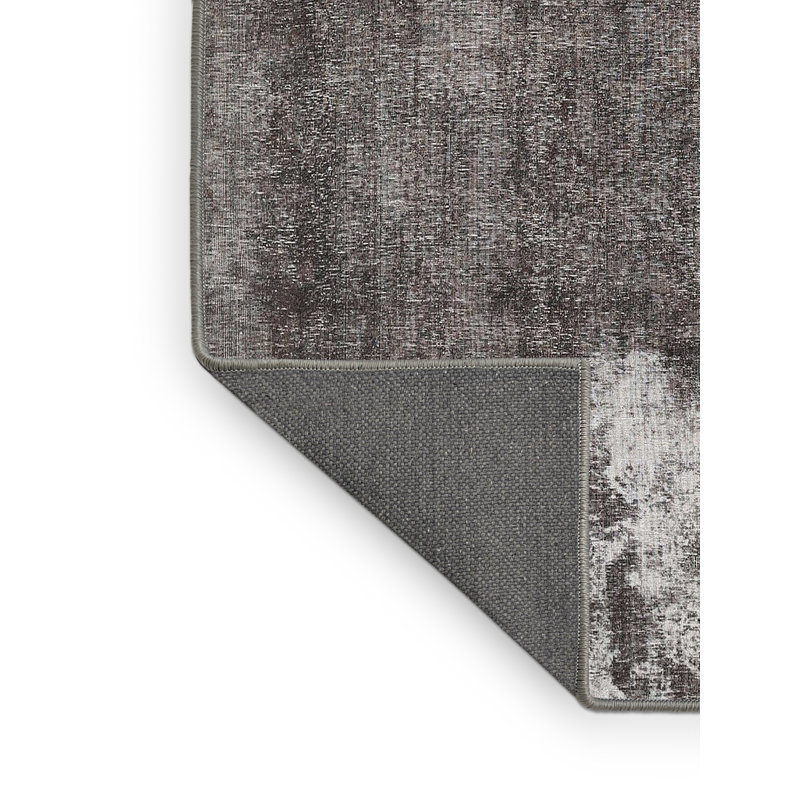 Tapis décoratif gris Prichard, Rectangle 5 pi x 7 pi