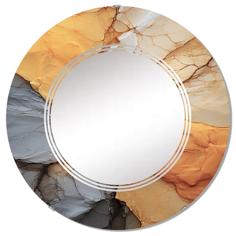 Miroir mural zin, 32 po x 32 po