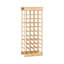 10-Tier Freestanding Wine Rack, 40 Bottles With Large Tabletop, Beige