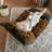 Manual Ergonomic 360° Rotating Chenille Recliner