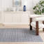 Skipper Stripe Navy Handwoven Indoor/Outdoor Rug-646156266