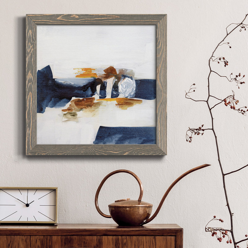Toile encadrée Going Home II-Premium - prête à être accrochée, Encadré gris, H 34,5 po x l 34,5 po x P 1 po