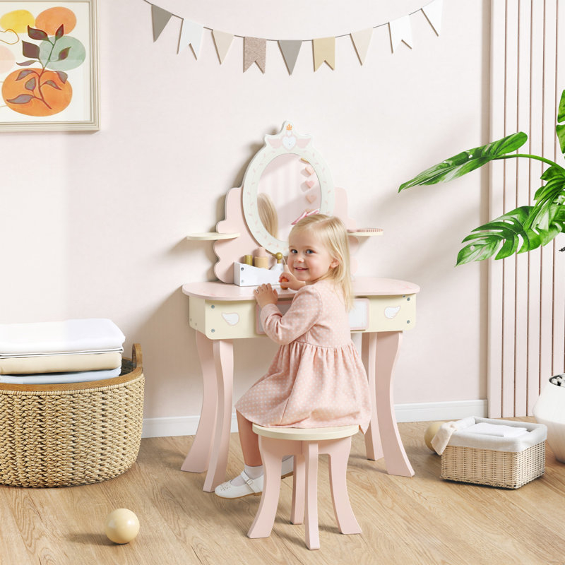 Kids Vanity Set with Mirror