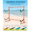 Support de rangement pour kayaks, support de kayak autoportant robuste à largeur réglable, bras de support allongés pour planche à pagaie, planche de surf, canot et kayak de pêche, orange