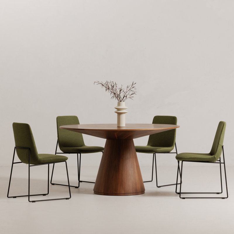 Coffee Table, Walnut, Green