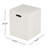 16X20 Inch  Tank Holder/Side Table, White
