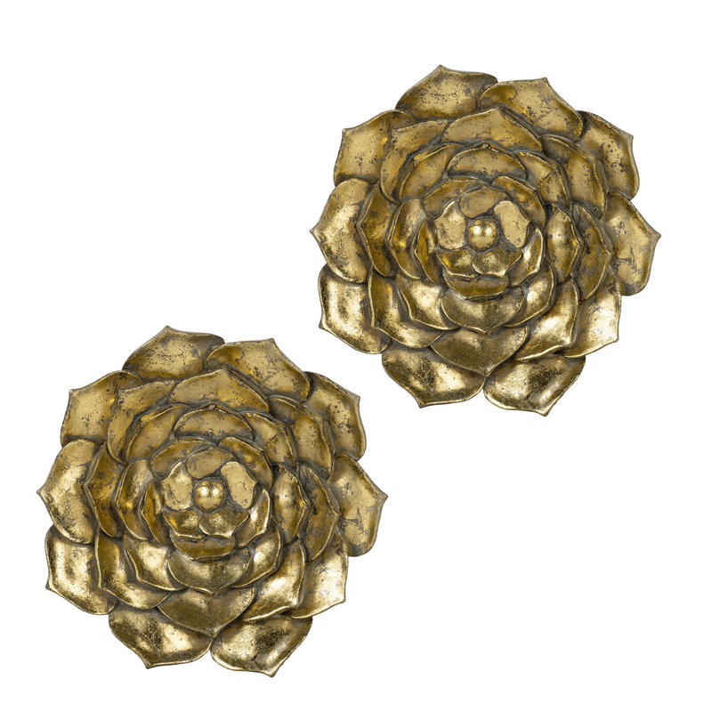 D10x1.4" Succulent Wall Plaque