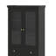 Armoire de salle de bain autoportante contemporaine de 70,1 pouces de hauteur avec 3 tiroirs et portes en verre à fermeture en douceur-1840377262