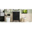 Meuble-lavabo 24 po avec lavabo, armoire en bois massif et panneau de fibres à densité moyenne avec un tiroir rabattable, deux tiroirs standard et une tablette réglable, meuble-lavabo autoportant pour le rangement de la salle de bain-130940350
