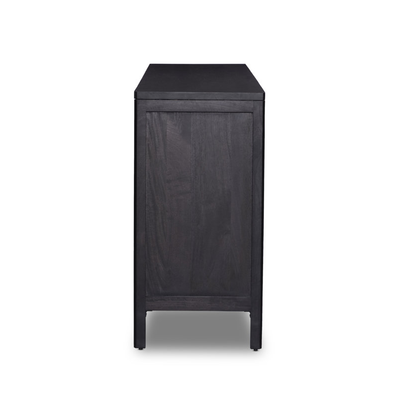 Sydney 9 - Drawer Dresser, Black/Natural