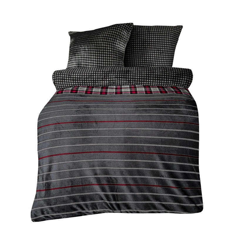 Elraine Reversible Bed Linen, 155 x 200 cm Duvet Cover - 1 Additional Piece