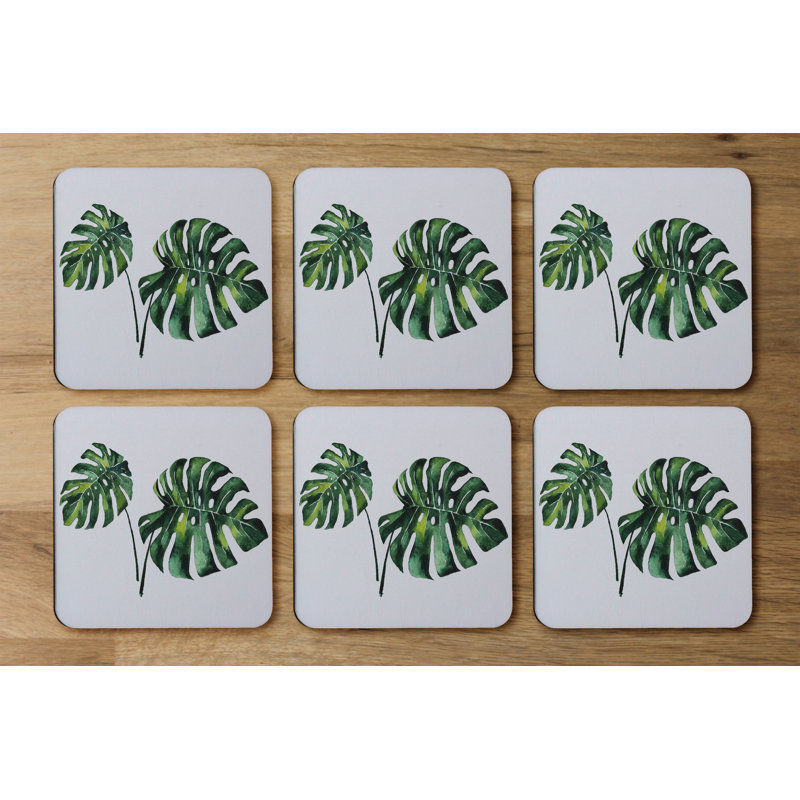 Square 6 Piece Coaster Set