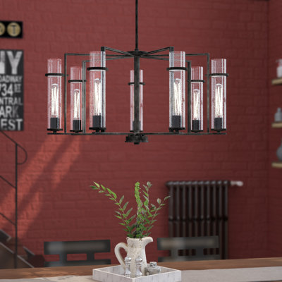 Finck 7 - Light Dimmable Geometric Chandelier