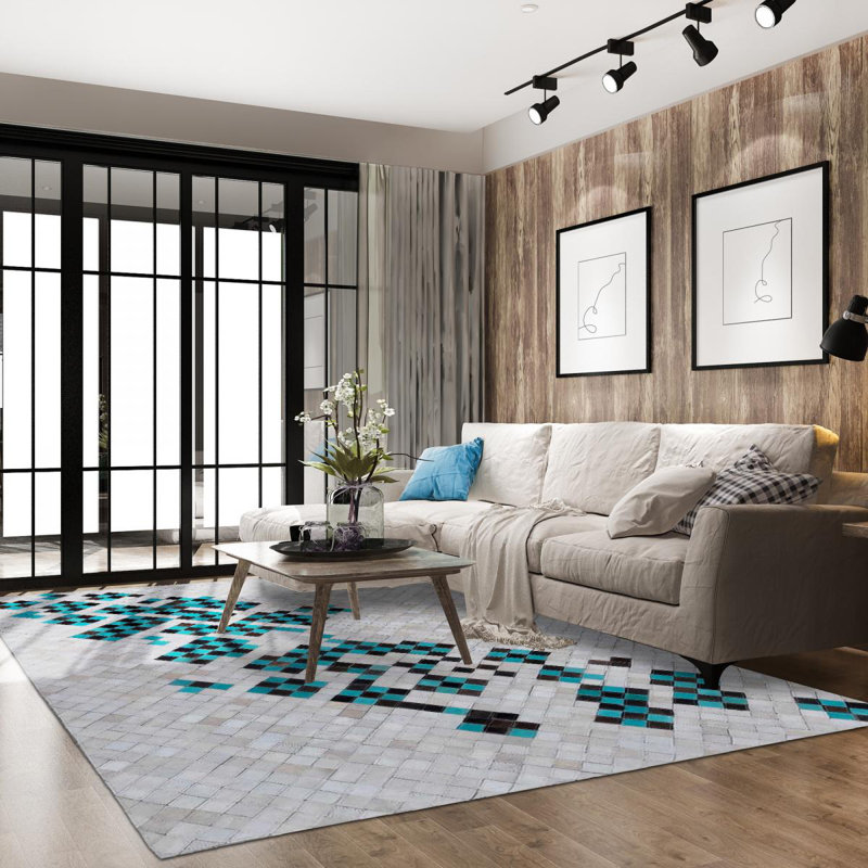 Southam Solid Colour Hand Woven Area Rug, Rectangle 160 x 230cm