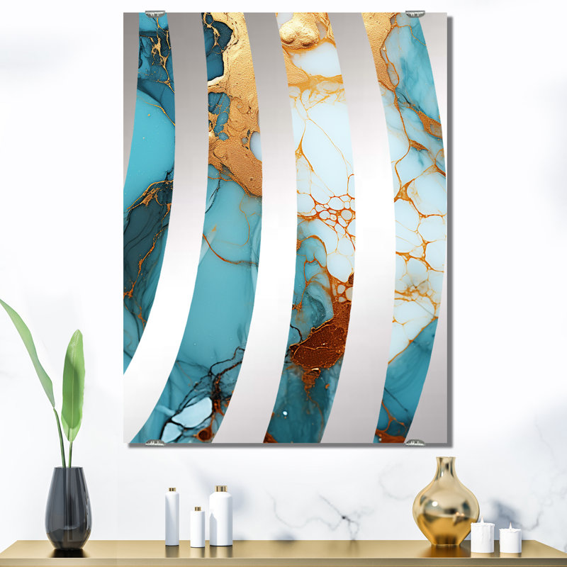 Grand miroir mural en marbre Briner - MIR136352, 40 po x 30 po