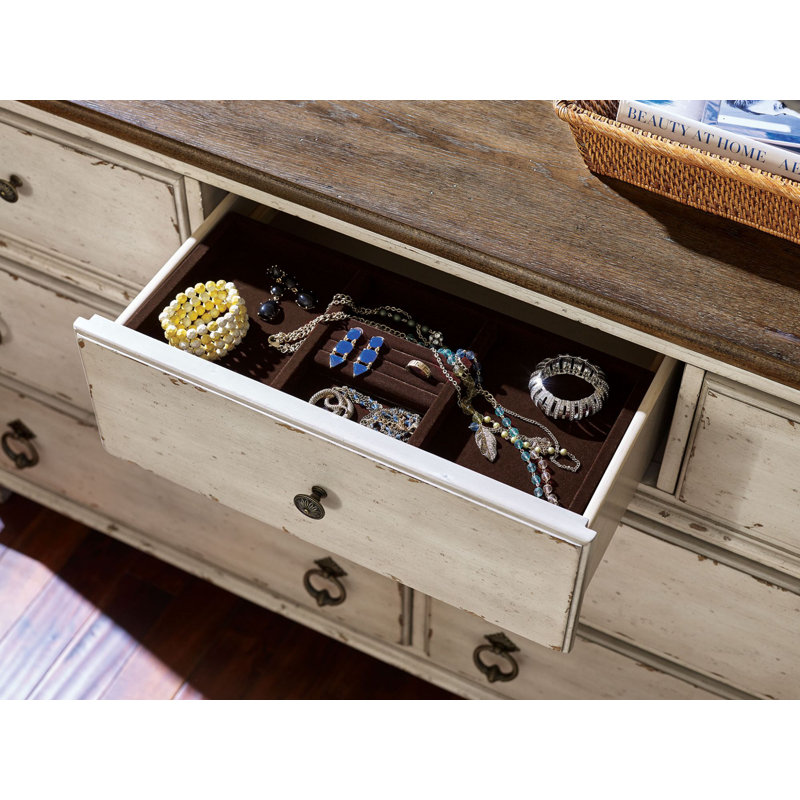 Commode 7 tiroirs avec miroir Ismael