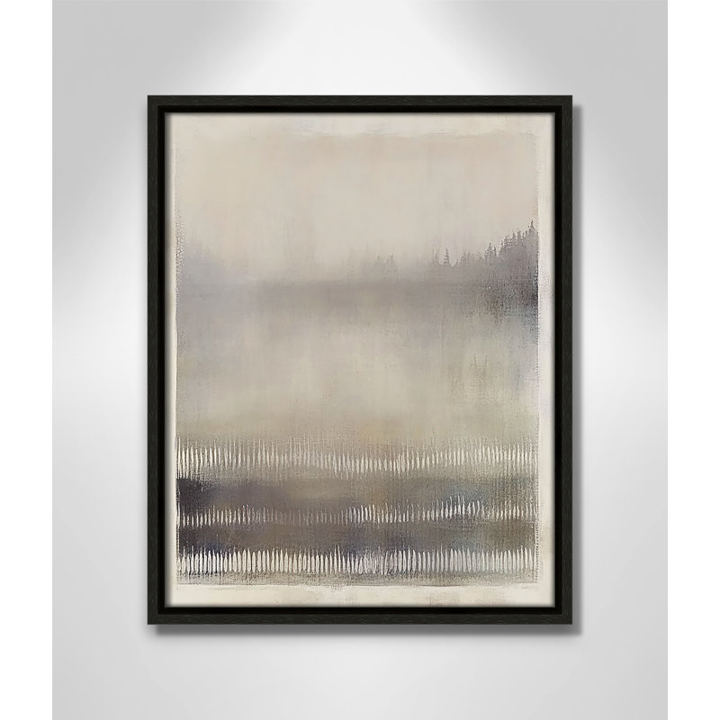 Équilibre équilibré III par Irena Orlov, H 15,5 po x l 12,5 po, Flottant espresso