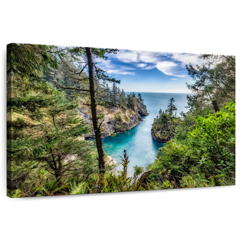 Gillard, magnifique baie sur la côte de l'Oregon, H 30 po x l 45 po