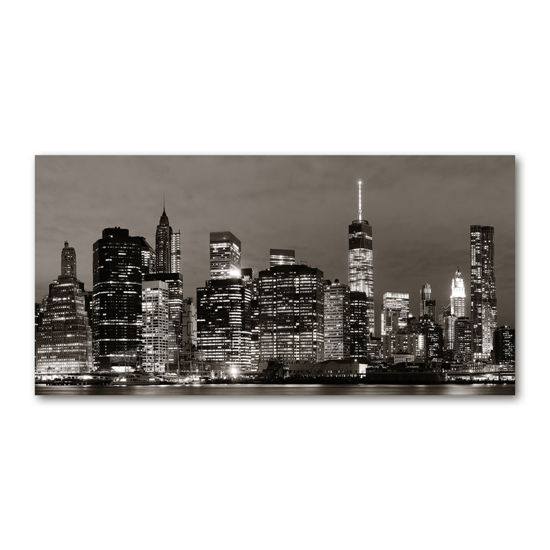 Manhattan New York - Print, Canvas, 70cm H x 140cm W
