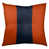 Orange et bleu marine