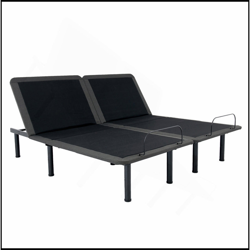 Matelas hybride en mousse à mémoire de forme et base réglable Refresh, Très grand lit