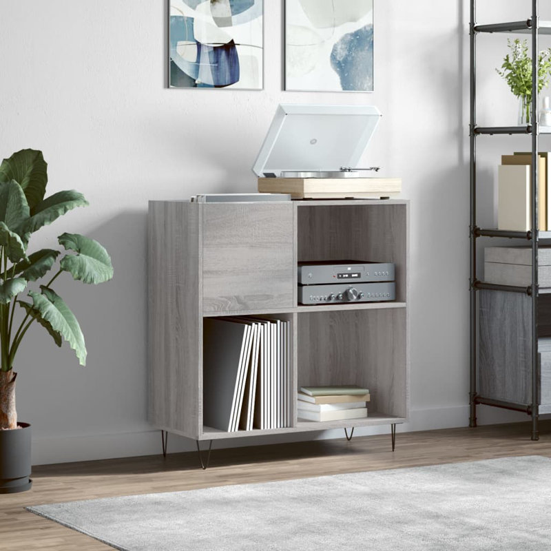 Byxbee 1 - Door Standard Accent Cabinet, Grey Sonoma