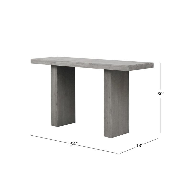 Kensli 54'' Solid Wood Console Table