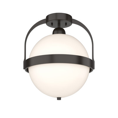 Plafonnier semi-encastré à 1 lumière Atlas