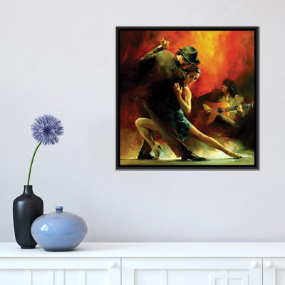«Tango Argentino III» par willem haenraets - reproduction sur toile tendue sur châssis