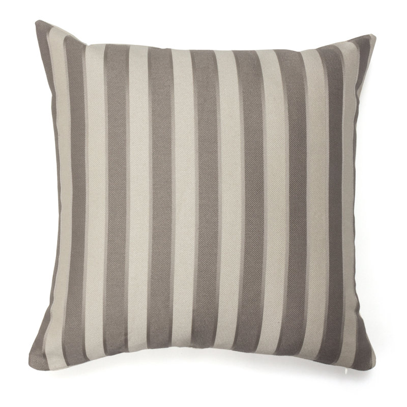 Striped Cotton Throw Pillow