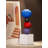 Colored Stone Rotating Fiberglass Reinforced Plastic Marble Base Floor Ornament