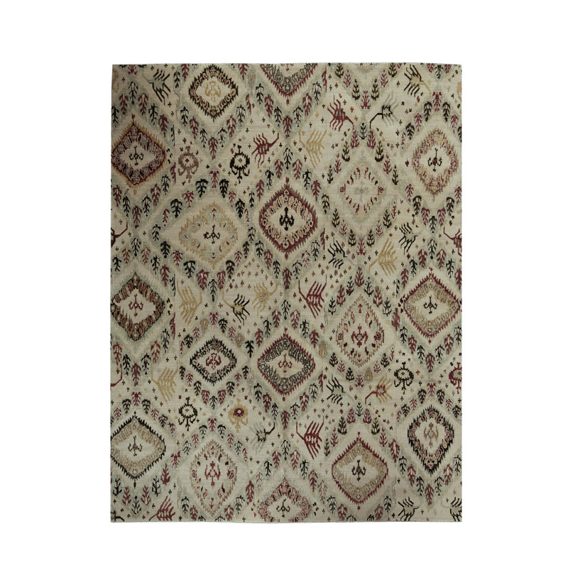 Wool Geometric Area Rug