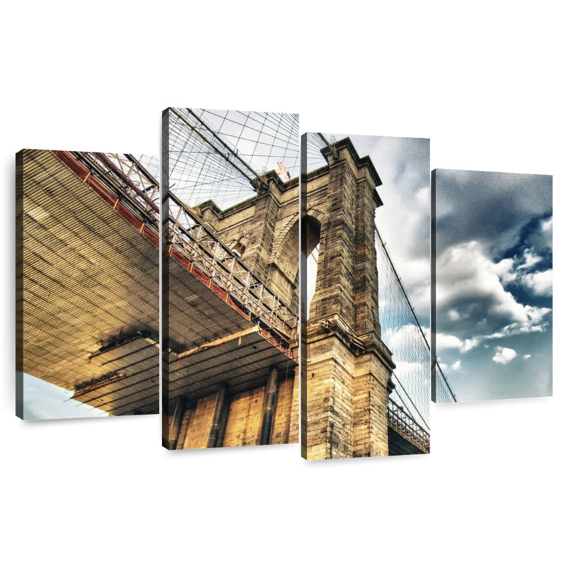 Pont de Brooklyn, NY, H 54 po x l 84 po