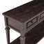 Console de style rétro classique avec 3 tiroirs supérieurs et tablette inférieure ouverte-91376682