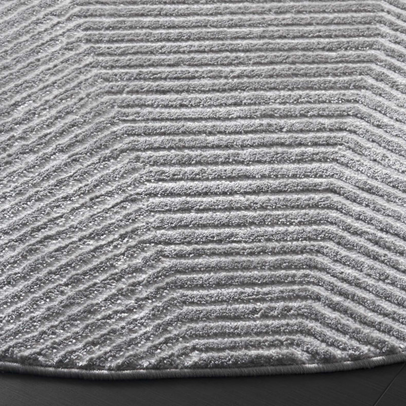 Aryk Performance Abstract Rug, Round 6'7"