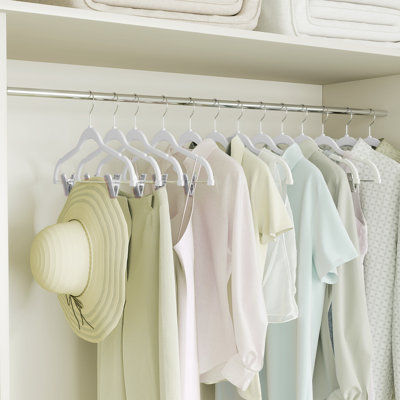 30-Pack Pants Hangers, Velvet Trousers Hangers With Adjustable Clips, Non-Slip, For Pants, Skirts, Coats, Dresses, Tank Tops
